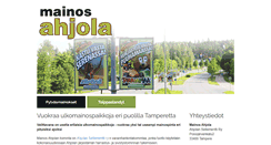 Desktop Screenshot of mainosahjola.fi