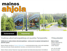 Tablet Screenshot of mainosahjola.fi